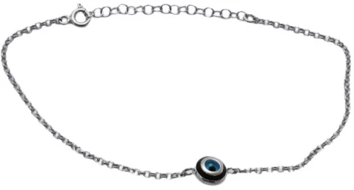 Βραχιόλι Γυναικείο Ασημένιο 925 Με Ματάκι Gatsa 21cm 0450