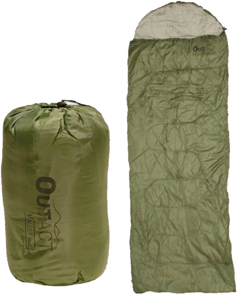Υπνόσακος sleeping bag Outact Valley klaki 220gr