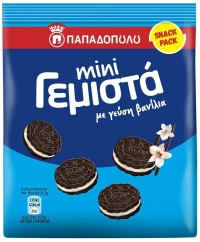 Παπαδοπούλου Μίνι Γεμιστά Βανίλια 90gr
