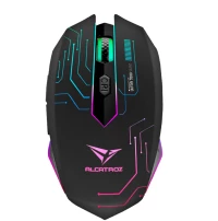 ALCATROZ SILENT 2.4G WIRELESS RGB GAMING MOUSE 4800 CPI X-CRAFT AIR ULTRA 7000