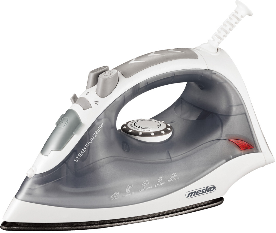 MESKO STEAM IRON 2800W WHITE/GREY