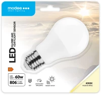 Modee Σφαιρική Λάμπα Smart LED A60 με Αισθητήρα DL 8.8W E27 270° 4000K (806 lumen)