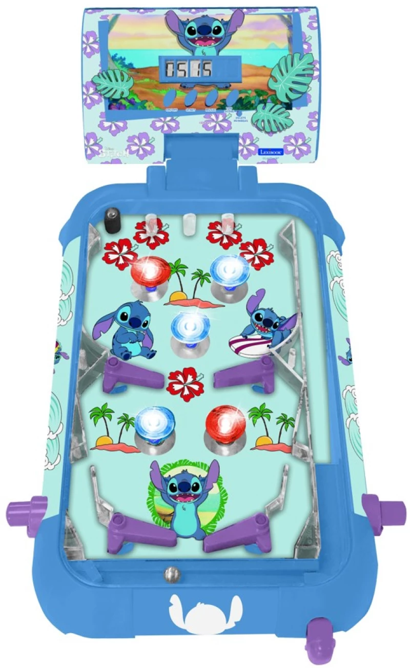 Lexibook - Stitch Electronic Pinball with lights & sounds (JG610D) / Toys