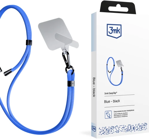 Smartphone Lanyard 3mk EasyClip - Blue
