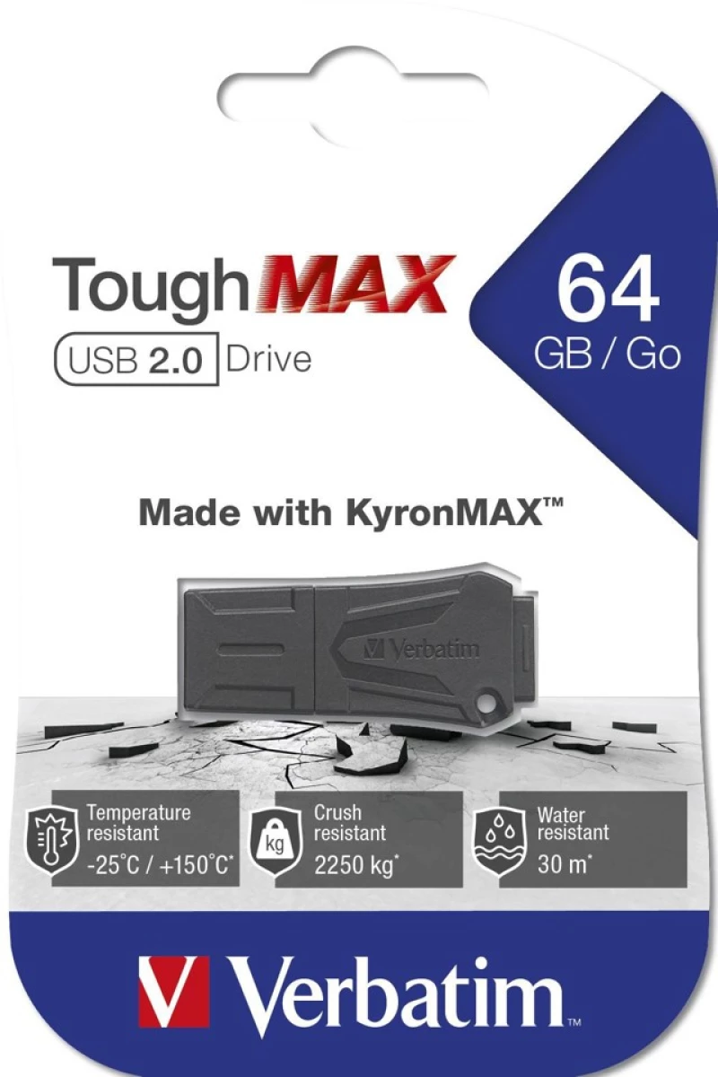Verbatim - ToughMAX, USB 2.0, 64GB / Computers