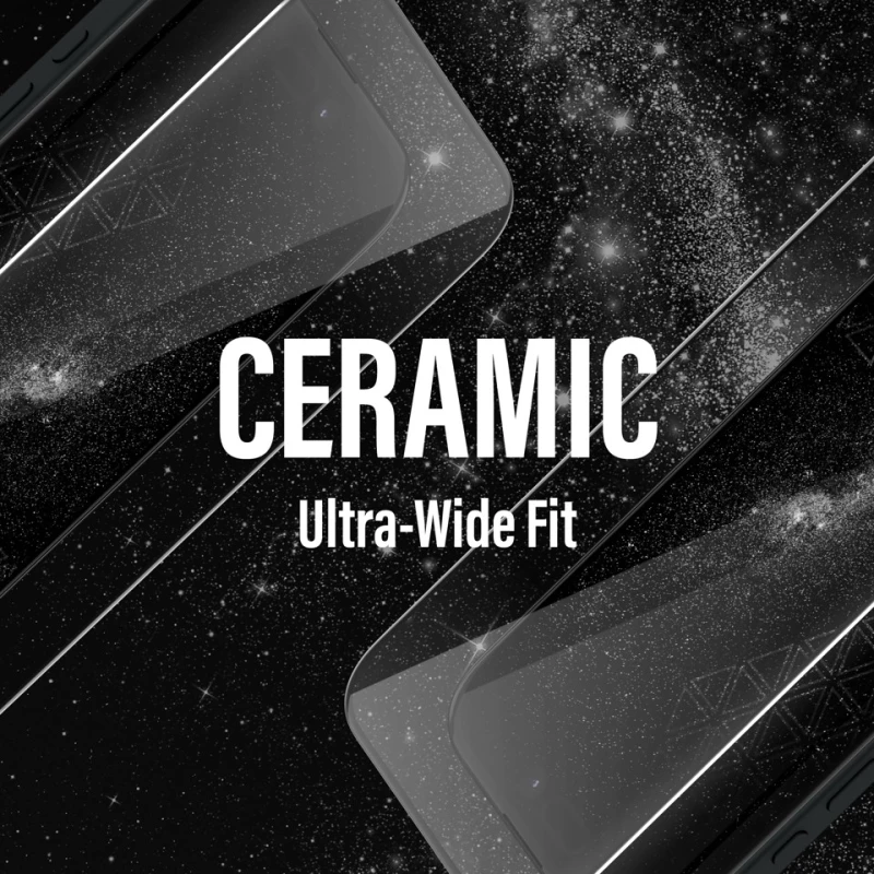 PanzerGlass - Ceramic Screen Protection - iPhone 16 Plus - Ultra Wide Fit / Electronics