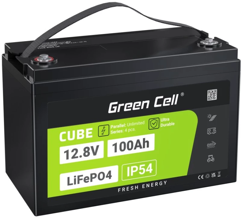 Green Cell LFPGC12V100AH UPS battery Lithium Iron Phosphate (LiFePO4) 12.8 V 100 Ah