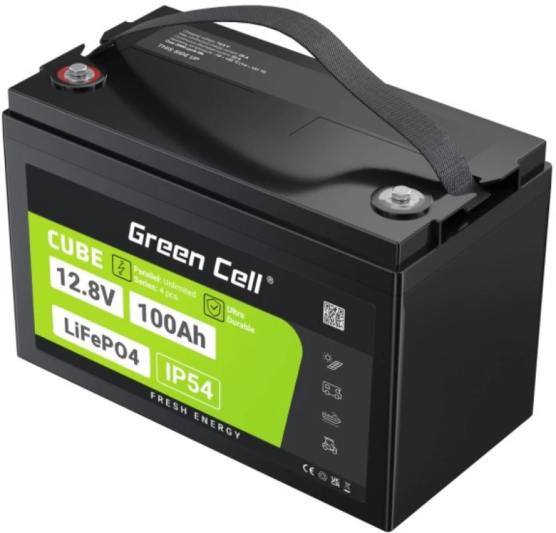 Green Cell LFPGC12V100AH UPS battery Lithium Iron Phosphate (LiFePO4) 12.8 V 100 Ah