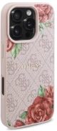 Guess GUHMP16XP4ROPEMCP iPhone 16 Pro Max 6.9" pink/pink hardcase 4G Flowers Print MagSafe