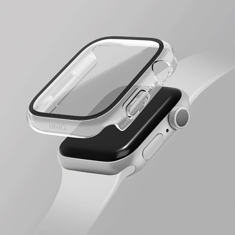 Uniq Nautic Apple Watch Series 7/8/9 41mm Case Transparent/Dove Clear