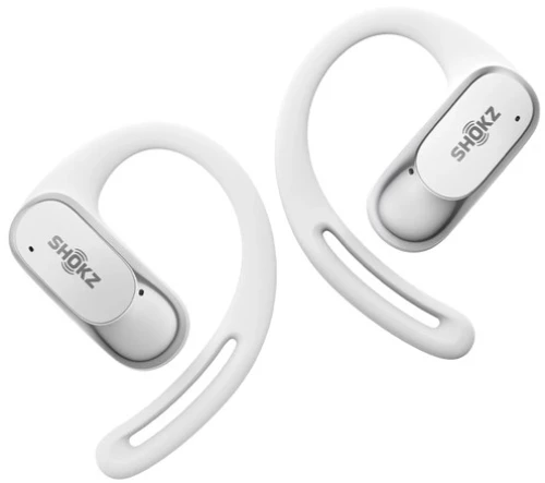 SHOKZ OpenFit Air, weiss Headset Wireless Ear-hook Calls/Music/Sport/Everyday Bluetooth White