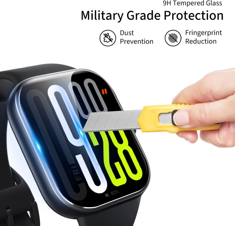 Tech-Protect Glass Fit+ 2-pack tempered glass for Huawei Watch Fit 4 Pro - transparent