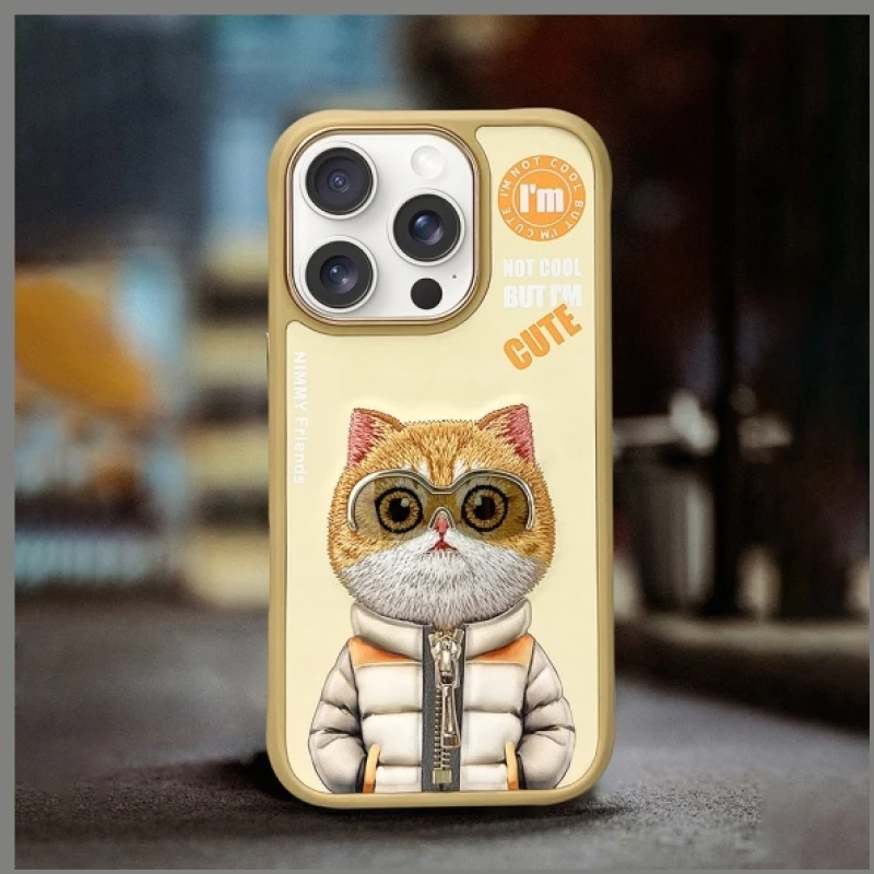Nimmy Cool&Cute 2.0 Cat Case for iPhone 16 Pro - Green