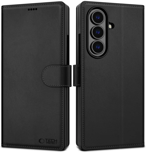 Tech-Protect Wallet Case for Samsung Galaxy Z Fold 7 - Black