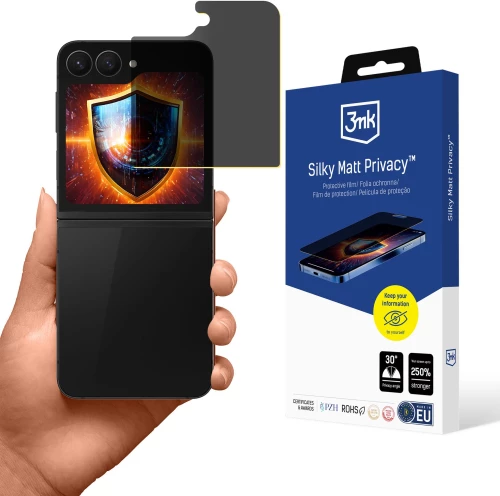 3mk Silky Matt Privacy Screen Protector for Samsung Galaxy Z Flip 6/7 FE