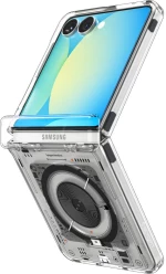 Spigen Ultra Hybrid Pro MagSafe Case for Samsung Galaxy Z Flip 7 Zero One - Transparent
