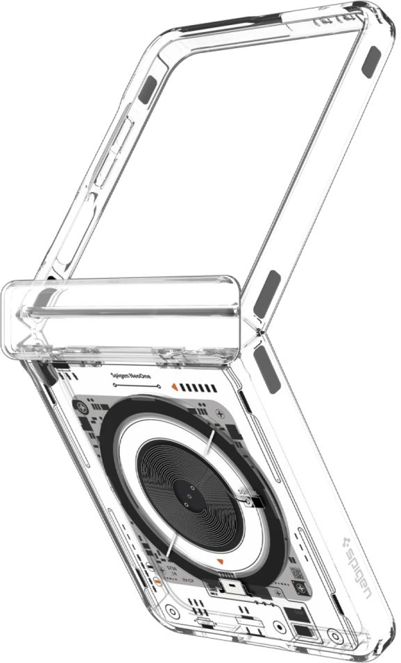 Spigen Ultra Hybrid Pro MagSafe Case for Samsung Galaxy Z Flip 7 Zero One - Transparent