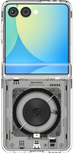 Spigen Ultra Hybrid Pro MagSafe Case for Samsung Galaxy Z Flip 7 Zero One - Transparent