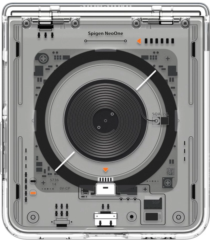 Spigen Ultra Hybrid Pro MagSafe Case for Samsung Galaxy Z Flip 7 Zero One - Transparent
