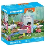 Playmobil - Animals & Friends: Animal Bathtime (71950) / Toys