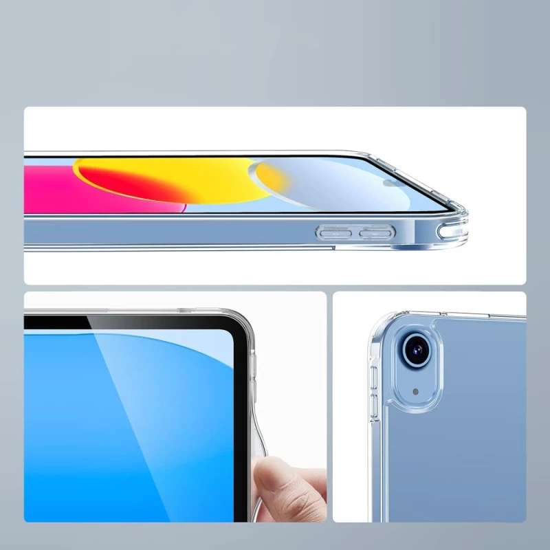 Tech-Protect FlexAir Hybrid Case for iPad 10.9? 10 / 2022 / 11? 11 / 2025 - Transparent