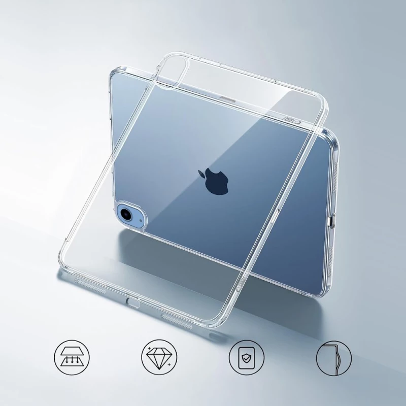 Tech-Protect FlexAir Hybrid Case for iPad 10.9? 10 / 2022 / 11? 11 / 2025 - Transparent