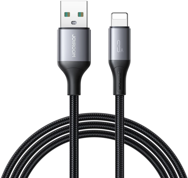 Joyroom S-A28 Flash Series 3A USB-A - Lightning cable 2m - black