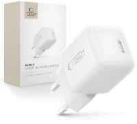 Tech-Protect NCM25 USB-C PD 25W Wall Charger - White