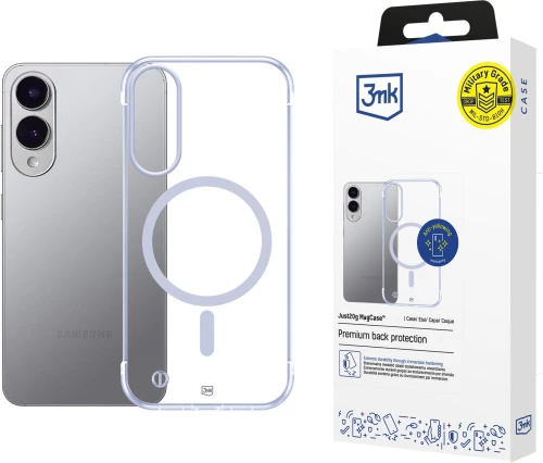 3mk Just20g MagCase for Samsung Galaxy S25 Edge - Transparent