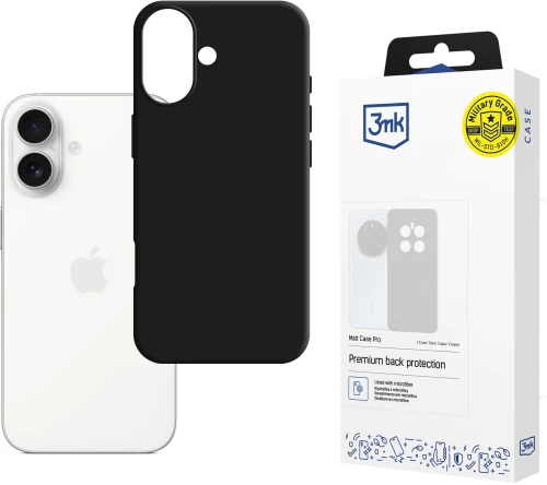 3mk Matt Case Pro for Apple iPhone 17 - matte black
