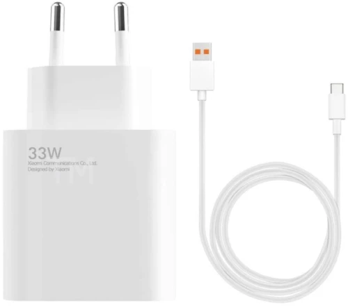 Xiaomi 33W Charging Combo USB-A  Λευκό