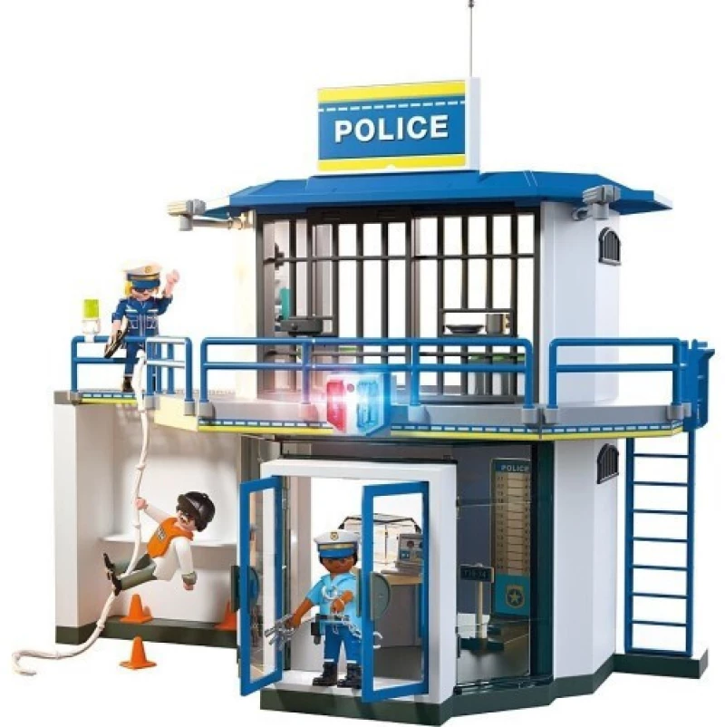 PLAYMOBIL CITY ACTION ΑΣΤΥΝΟΜΙΚΟ ΔΩΜΑΤΙΟ ΜΕ ΤΜΗΜΑ ΕΡΕΥΝΩΝ- 71874