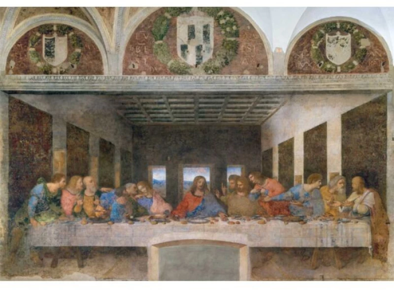 CLEMENTONI PUZZLE 1000 MUSEUM  L.D VINCI ΜΥΣΤΙΚΟΣ ΔΕΙΠΝΟΣ COMPACT BOX- 1260-39965