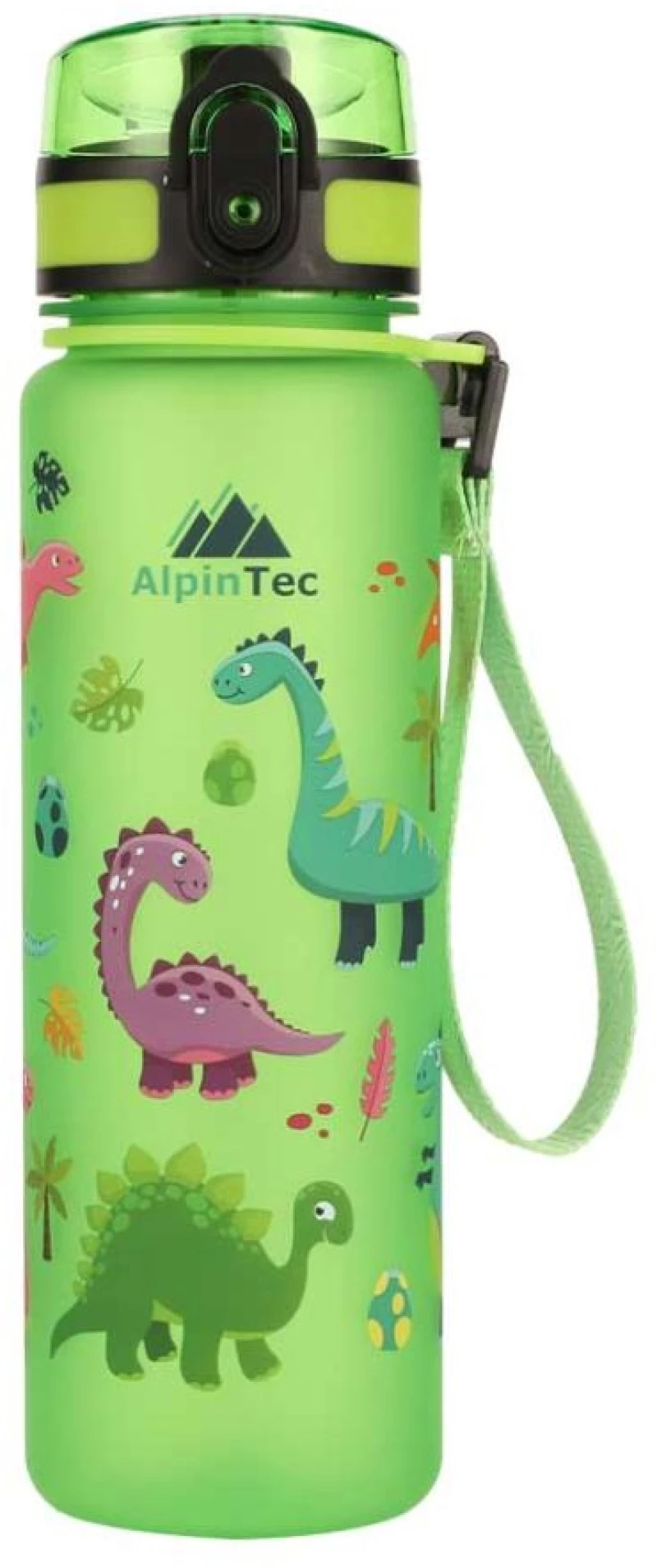 Παγούρι AlpinTec Kids 500ml Έντονο Πράσινο - Dino