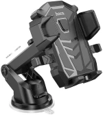 Βάση Στήριξης Αυτοκινήτου Hoco DCA17 Armor 360° για Συσκευές 4"-7" με Επεκτεινόμενο Βραχίονα Μαύρη