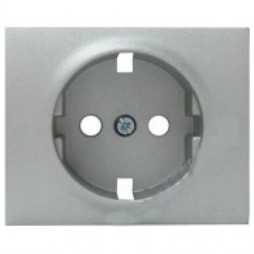 Πλακίδιο Legrand Galea Life για Πρίζα Σούκο Αλουμίνιο σε Ασημί Χρώμα 771320