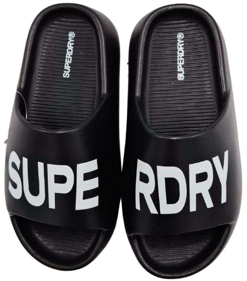 SUPERDRY TXS24225-BLACK Παντόφλες