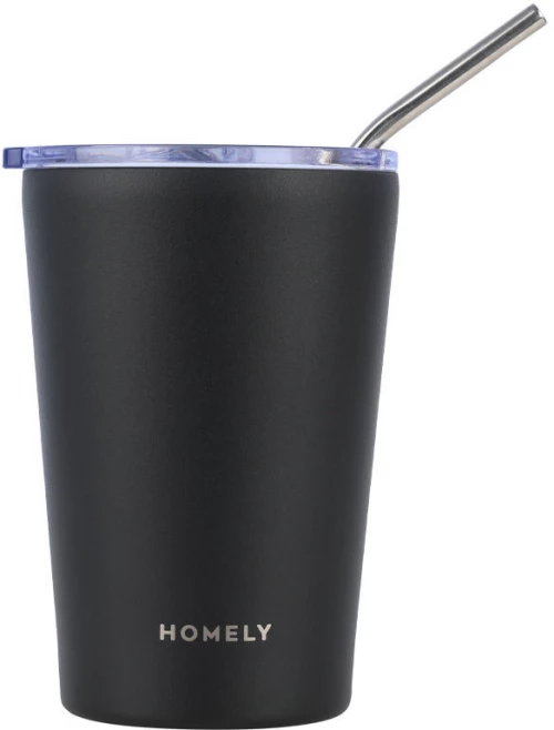 HOMELY 01-32623 ΘΕΡΜΟΣ MUG 400ml MIDNIGHT BLACK