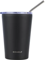 HOMELY 01-32623 ΘΕΡΜΟΣ MUG 400ml MIDNIGHT BLACK