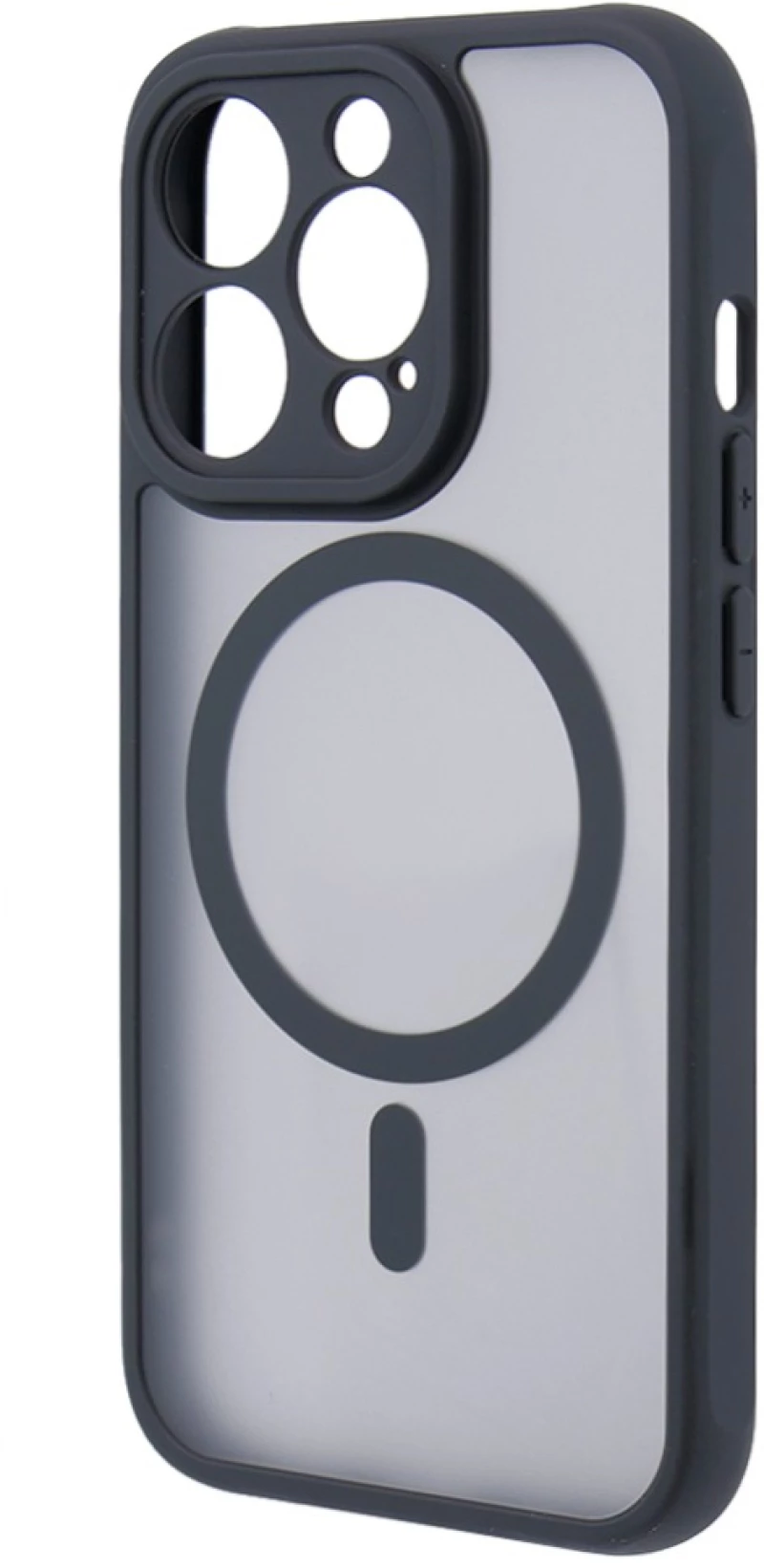 Hybrid Θήκη Σιλικόνης Με Magsafe & Metal Camera Lens Protection iPhone 16 Plus Μαύρη