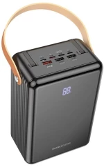 Borofone BJ32 Power Bank 80.000mAh με 3 Θύρες USB-A Quick Charge 3.0 Μαύρο