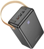 Borofone BJ32 Power Bank 80.000mAh με 3 Θύρες USB-A Quick Charge 3.0 Μαύρο