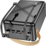 Borofone BJ32 Power Bank 80.000mAh με 3 Θύρες USB-A Quick Charge 3.0 Μαύρο