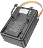 Borofone BJ32 Power Bank 80.000mAh με 3 Θύρες USB-A Quick Charge 3.0 Μαύρο