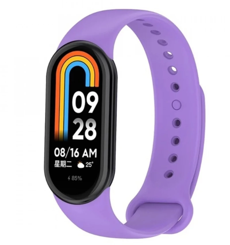 Silicone Band Xiaomi Mi Band 8/9 Λιλά