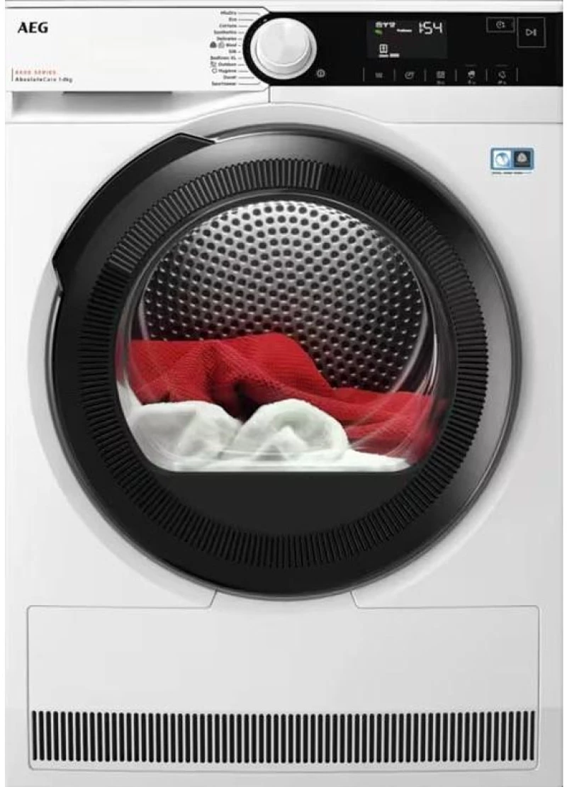 AEG TR8384E Στεγνωτήριο 8 kg , C , με Αντλία θερμότητας , Λευκό