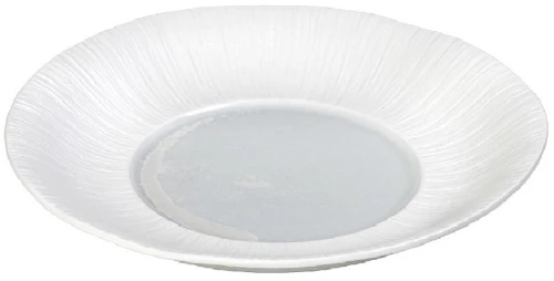 Zen Sun βαθύ πιάτο από πορσελάνη με γκρι επιφάνεια σετ τεσσάρων τεμαχίων 26 εκ