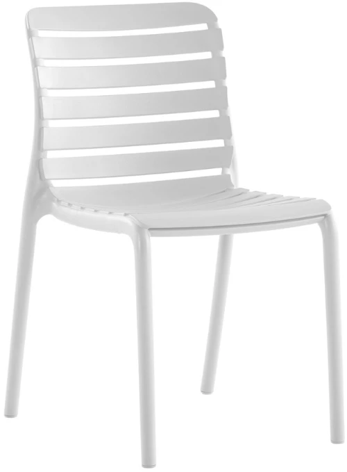 Parm Καρέκλα Πολυπροπυλενίου Λευκό 47x56x47/82cm