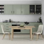 Τραπέζι Trendline επεκτεινόμενο χρώμα oak 120/150x70x75εκ.