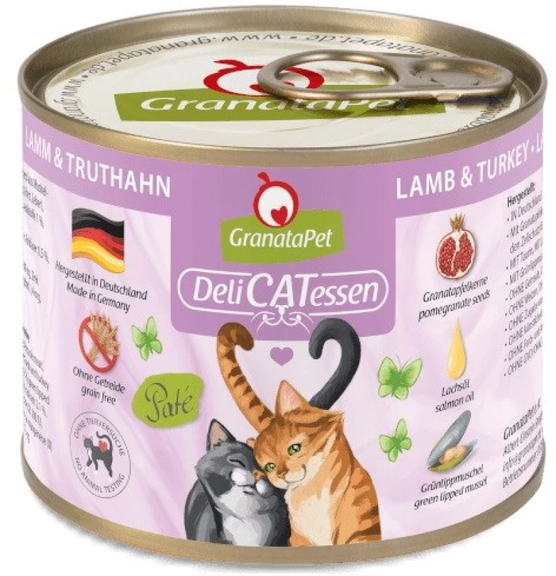 GRANATAPET DeliCATessen Lamb and turkey - wet cat food - 200g